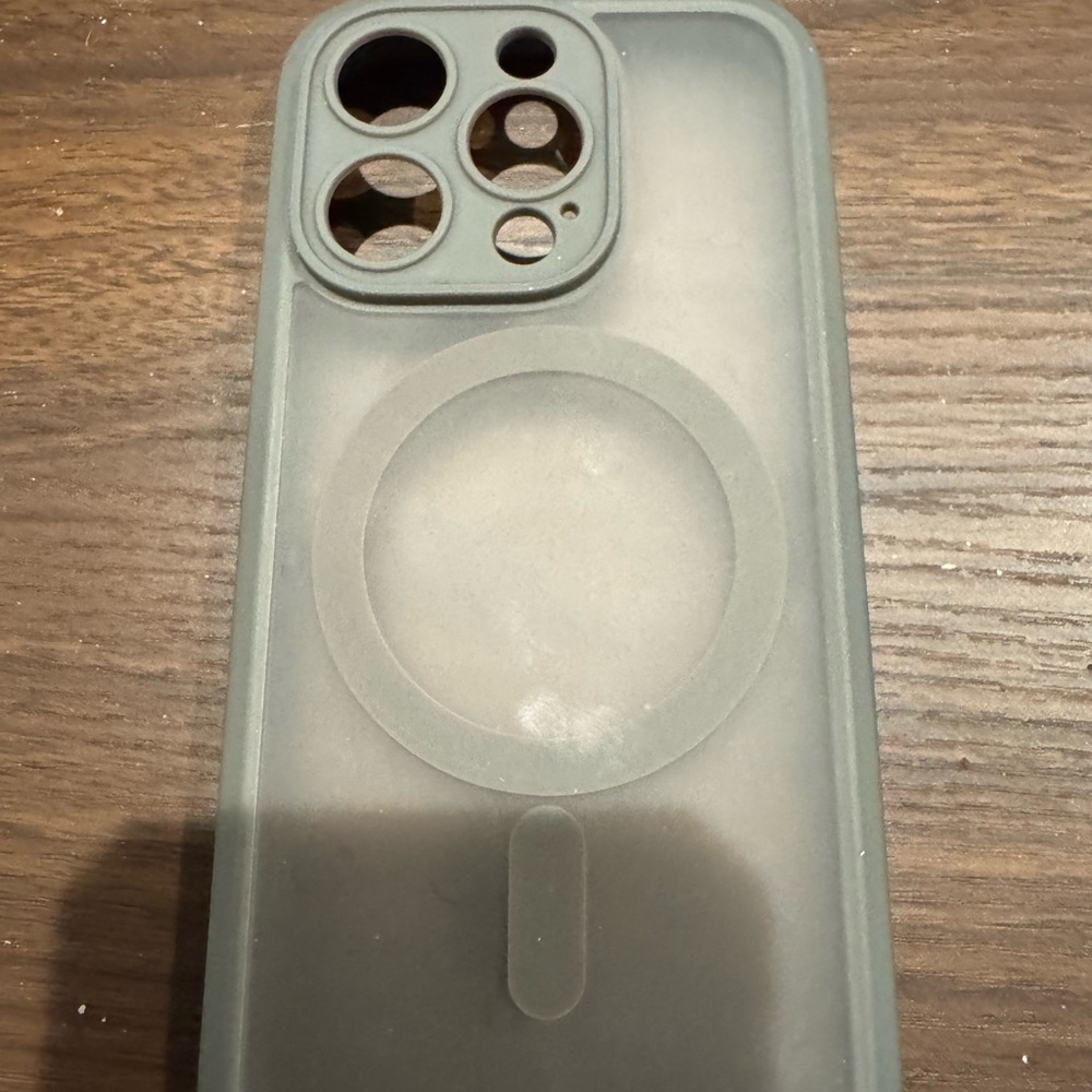 Gray Phone Case with MagSafe Compatibility- iPhone 15 Pro, ImpactStrong brand